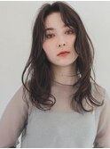 《Agu hair》フェミニンウェーブ小顔ロング