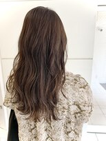 ヘアーロギア ニコ 名古屋駅店(hair LOGiA nico) ★hair LOGiA★  ロングベージュのバックショット