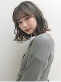 Hエイチ原宿*こなれ感『外ハネボブ』アッシュブラウン【RUKA】