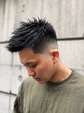 ジェルマ 東川口店(JERMA) 爽やかフェードカット×サイドパート［東川口］