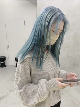 スー 渋谷(suu) 【SUN】ミントブルー/ケアブリーチ/ハイトーン