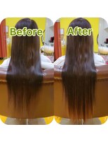 デュオヘアー エクステンションズ 新宿&nbsp;ナチュラルブラウン☆サラツヤスーパーロング☆