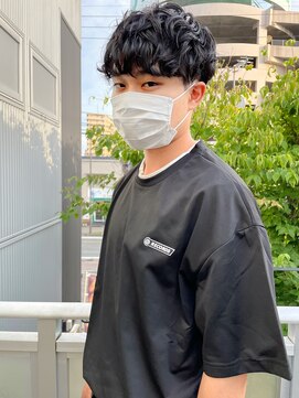 ツイギー 宮西店(TWiGGY) 黒髪×スパイラルパーマ