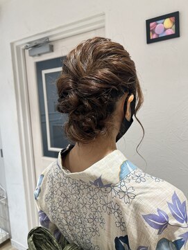 エクリ シセイドウ 麻布十番店(equri×SHISEIDO) 【麻布十番】すっきり浴衣ヘアセット♪