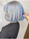 シルバーとインナーカラー  【飯田淳平】Re:ta Hair
