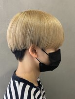 エルマーク(L-MARK) マッシュインナーカラーブリーチダブルカラー韓国センターパート