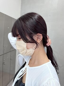 イオ ティラベント 鳳店(io tiravento) 韓国風顔まわりカット