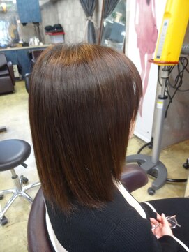 ヴァンテアン 巣鴨店 30代40代50代◎大人ナチュラルミディアムボブ☆白髪ぼかし西ヶ原