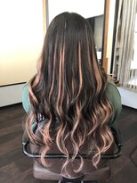 リピュア(Re:PURe)&nbsp;**ハイライト風ピンクベージュチップエクステ**