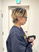 ノブレス(NOBLESSE)&nbsp;デザインカラー/マッシュウルフ/パーマ