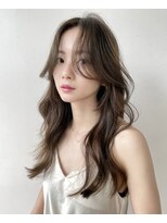 ユニカ バイ ベル 吉祥寺(unica by Belle)&nbsp;韓国風ヘア　ロングでも動きのあるお洒落な顔まわりレイヤー