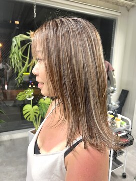 ルーツ ヘア デザイン(roots hair design) 西区新町美容室★roots★20代30代40代ビーチハイライト