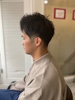 ソイクフ 高田馬場店(SOY-KUFU) MEN’S HARE波巻きハイライトアッシュブラック