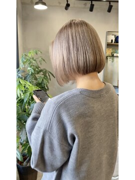 ボレロ(BOLERO) ミニボブ×プツンとボブミルクティー20代30代ハイトーン