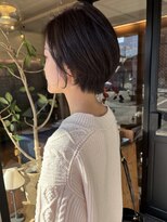 ヘア プロデュース キュオン(hair produce CUEON.) 大人可愛い/ショート/ショートボブ/暗髪