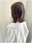 ラベンダーシルバーベージュ&ボブ♪ ブリーチ/ハイライト