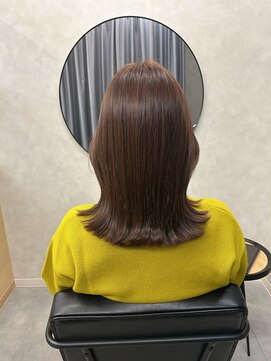 マイルームギンザ 銀座店(my room GINZA) くびれ外はね/チェリーピンク/髪質改善/銀座/東銀座/新橋