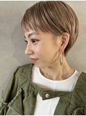 【PARK】ハイトーンベージュ×コンパクトショート