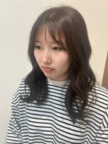 スタイル(STYLE)&nbsp;伸ばしかけヘア　ウェーブヘア　サラ艶ロング