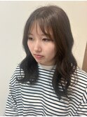 伸ばしかけヘア ウェーブヘア サラ艶ロング