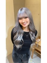 ルミエール(Lumiere)&nbsp;シルバーラベージュカラー「ロングレイヤースタイル」