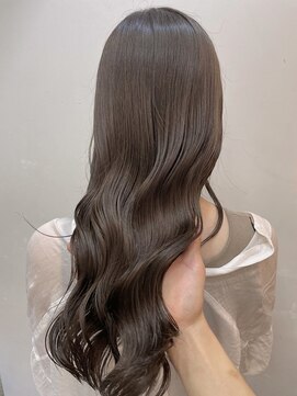 ラックスビー 鹿児島店(LUXBE) 大人かわいい透明感カラー髪質改善グレージュ