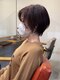 ソラーナバイマニスオブヘアー(SOLANA by Manis of hair)の写真/360度どの角度から見ても美しいショートヘアを実現◎髪質に合わせて束感や毛先の動きをコントロール♪