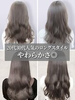 マグサロンギャラリー(Mag salon gallery)&nbsp;大人美人アッシュオリーブショコラアッシュ韓国風巻きモテ髪