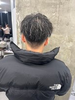 メンズサロン キング 梅田店(Men’s salon K!ng)&nbsp;波巻きツイストスパイラルパーマ/フェザーパーマ/眉毛/メンズ