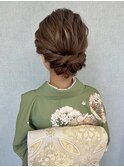訪問着&ヘアセット