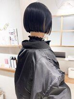 ラミエ バイ メルト 吉祥寺(lamie by melt)&nbsp;"久保田"リップラインボブイヤリングカラーストレートパーマ