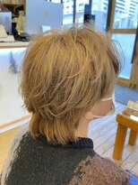 エテバイリリア メンズサロン 堺市駅前店(ete by LILIA.)&nbsp;ウルフ/ハイトーン/ニュアンスパーマ/カラー/ men'sカット