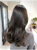 桑名ロングレイヤーカットハッシュカット透明感カラー重めロング