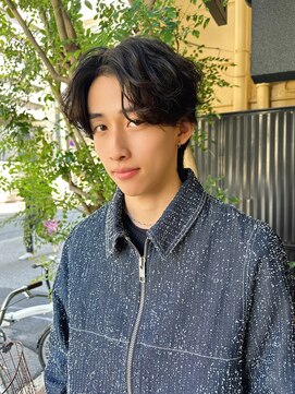 ルービック 奈良(Rubik's) 色気センターパート×無造作パーマ