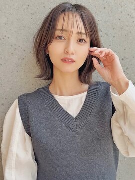 アイドットプラスフェリシア 表参道(i.+FERiCIA.) 20代/30代/ニュアンスカラー/小顔/前髪カット/ショート/表参道