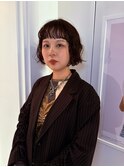 【表参道sheta小林】黒髪ボブ小顔ボブパーマニュアンスパーマ