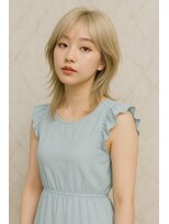 リリノ 豊中曽根店(Lirino.Co)&nbsp;羽エクステ×ブリーチ透明感透明感カラー