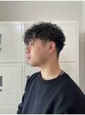 メンズショートプードルパーママッシュスタイル刈り上げ