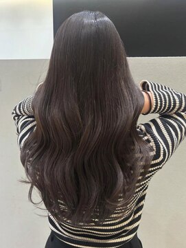 レイヤーカット*透明感カラー*暗髪*地毛風カラー*髪質改善