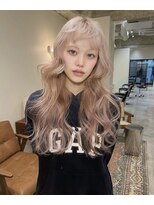 ハーパーズ 渋谷(harpers)&nbsp;ミルクティーベージュニュアンスウェーブレイヤーカット