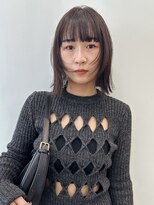 ユー(yew) ミディアムレイヤーカット/ウルフレイヤーカット/顔まわりカット