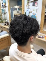 キュアキュア(Cure2)&nbsp;黒髪×少し強め波巻きパーマ