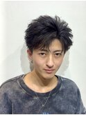 刈り上げセンターパート/波巻きツイストスパイラル/大宮