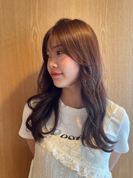 フェイス ネクスト ビューティー(Face next beauty) 【韓国風レイヤー】大人可愛いヨシンモリ☆シースルーバング