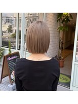 アルマヘアー(Alma hair by murasaki) ◎パツっとボブのベージュカラー◎