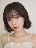 アピッシュ アオヤマ(apish AOYAMA) パーマボブパーマコテ巻きパーマ丸みショートボブ