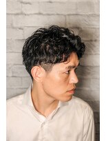 グレイスフルバーバー 新宿パークタワー店&nbsp;新宿理容室で好印象ビジネスパーマx七三ツーブロック