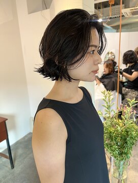 ゾーイ ケゴ 天神今泉(ZOEY kego) ニュアンスボブパーマ