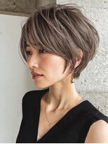 ハーツ 青山表参道店(Heart's) 白髪ぼかし脱白髪染め似合わせショートボブ40代50代60代