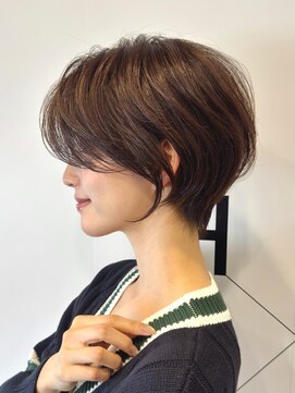ハルキ ミナト ジャパン オオサカ(HARUKI MINATO japan OSAKA) 上品ショートカット 40代50代60代ヘア 白髪 大阪　髪質改善 梅田